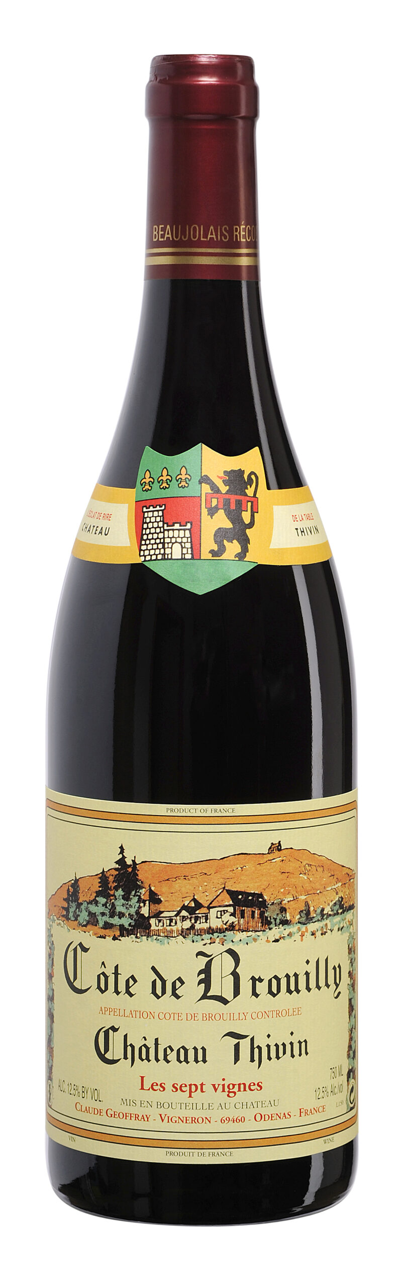 75 cl Ch. Thivin Côte de Brouilly AC "Les 7 Vignes" 2023