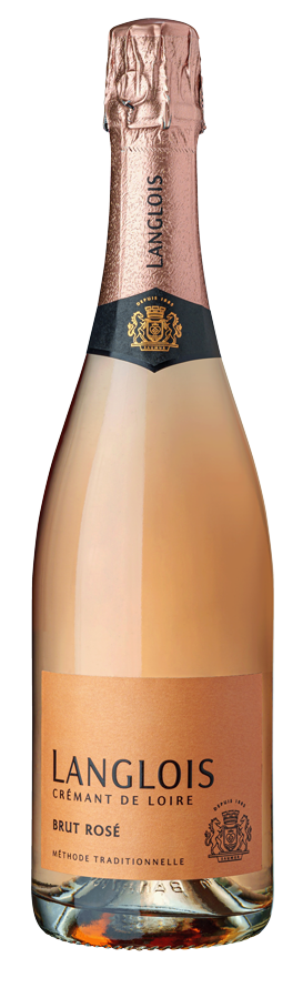 75 cl Langlois Cremant de Loire Cuvée Brut Rosé nw